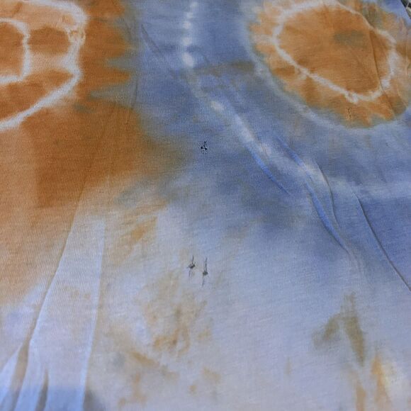 Vintage 90s Single Stitch Tie Dye Mens T Shirt Size Large L Circle Eyes - Picture 4 of 9